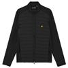 Lyle & Scott Gents Hybrid Water Resistant Quilted Jacket Jet Black (Z865)