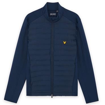 Lyle & Scott Gents Hybrid Water Resistant Quilted Jacket Rider Blue (X526)