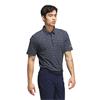 adidas Gents Ultimate365 Micro Argyle Polo Shirt Collegiate Navy - Grey Three
