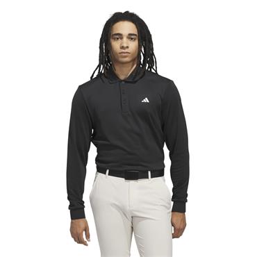 adidas Gents Ultimate365 Cold Rdy Long Sleeve Polo Shirt Black