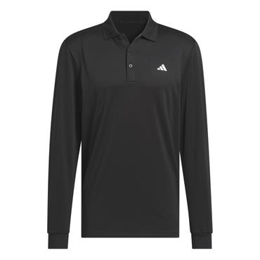 adidas Gents Ultimate365 Cold Rdy Long Sleeve Polo Shirt Black