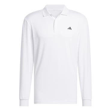 adidas Gents Ultimate365 Cold Rdy Long Sleeve Polo Shirt White