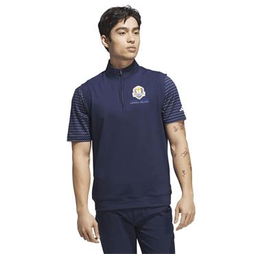 adidas Gents Ultimate365 Classic Quarter-Zip Ryder Cup 2027 Vest Collegiate Navy
