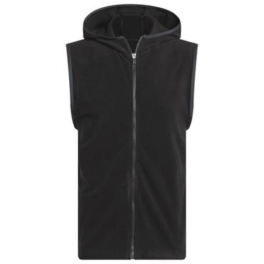 adidas Gents Ultimate365 Fleece Hoodie Full-Zip Vest Black
