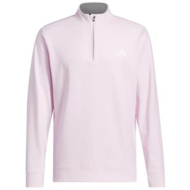 adidas Gents Ultimate365 Classic Quarter-Zip Pullover Clear Pink