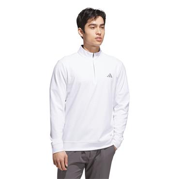 adidas Gents Ultimate365 Classic ¼ Zip Pullover White