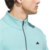adidas Gents Go-to Heritage Loose ¼ Zip Mint Ton