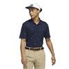 adidas Golf Originals Gents Printed Trefoil Polo Shirt Night Indigo