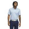 adidas Golf Originals Gents Printed Trefoil Polo Shirt Clear Sky