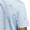 adidas Golf Originals Gents Printed Trefoil Polo Shirt Clear Sky
