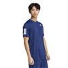 adidas Gents Club Climacool 3-Stripes T-Shirt Navy