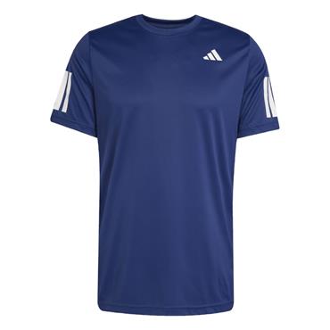 adidas Gents Club Climacool 3-Stripes T-Shirt Navy