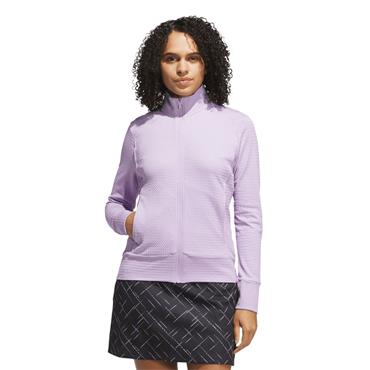 adidas Ladies Ultimate365 Textured Jacket Powder Plum
