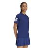 adidas Ladies Club 3-Stripes Tennis Climacool T-Shirt Navy