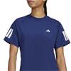 adidas Ladies Club 3-Stripes Tennis Climacool T-Shirt Navy