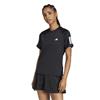 adidas Ladies Club 3-Stripes Tennis Climacool T-Shirt Black