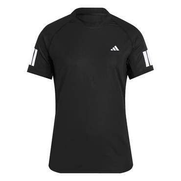 adidas Ladies Club 3-Stripes Tennis Climacool T-Shirt Black