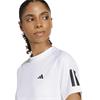 adidas Ladies Club 3-Stripes Tennis Climacool T-Shirt White