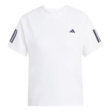adidas Ladies Club 3-Stripes Tennis Climacool T-Shirt White