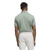 adidas Gents Ultimate365 Solid Polo Shirt Silver Green