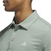 adidas Gents Ultimate365 Solid Polo Shirt Silver Green