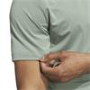 adidas Gents Ultimate365 Solid Polo Shirt Silver Green