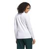 adidas Ladies Beyond Two-Tone Mesh Mock Shirt White