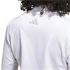 adidas Ladies Beyond Two-Tone Mesh Mock Shirt White