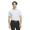 adidas Gents Ultimate365 Mini Bunker Polo Shirt White - Wonder Blue