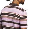 adidas Golf Originals Gents Knit Polo Shirt Bliss Lilac - Dark Brown