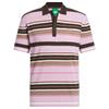 adidas Golf Originals Gents Knit Polo Shirt Bliss Lilac - Dark Brown