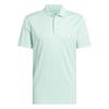 Adidas Gents Core Performance Primegreen Polo Shirt Clear Mint