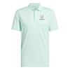 Adidas Gents Core Performance Primegreen Ryder Cup 2027 Polo Shirt Clear Mint