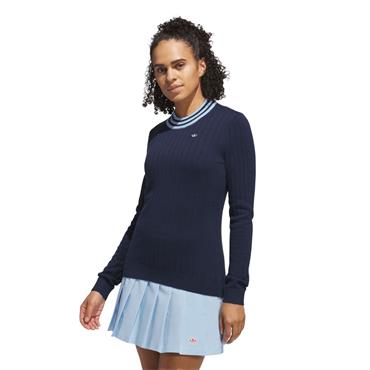 adidas Golf Originals Ladies Cashmere Knit Sweatshirt Night Indigo