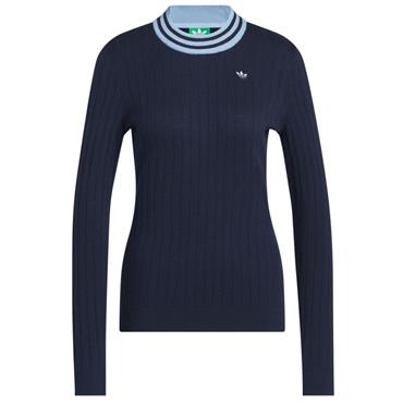 adidas Golf Originals Ladies Cashmere Knit Sweatshirt Night Indigo