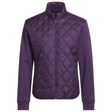 adidas Ladies Ultimate365 Quilted Full-Zip Jacket	Aurora Plum