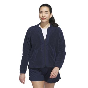 adidas Ladies Go-To Fleece Jacket Collegiate Navy