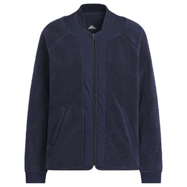 adidas Ladies Go-To Fleece Jacket Collegiate Navy