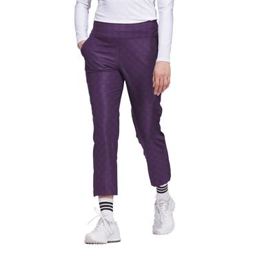 adidas Ladies Ultimate365 Printed Ankle Pants Aurora Plum
