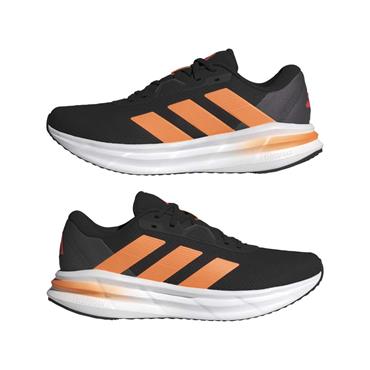 adidas Gents Galaxy 7 Running Shoes Black - Lucid Orange - Lucid Red