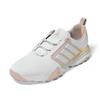 adidas Ladies Adipower 26 Spikeless Shoes White - Blush Pink - Ice Tangerine