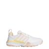 adidas Ladies Adipower 26 Spikeless Shoes White - Blush Pink - Ice Tangerine