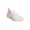 adidas Ladies Adipower 26 Spikeless Shoes White - Blush Pink - Ice Tangerine