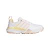 adidas Ladies Adipower 26 Spikeless Shoes White - Blush Pink - Ice Tangerine