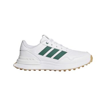 adidas Junior - Boys S2G 26 Spikeless Golf Shoes White - Collegiate Green - Gum 2 
