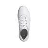 adidas Ladies Alphaflex Zoysia Spikeless Golf Shoes White - Silver Met 