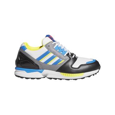 adidas Golf Originals Gents ZX 8000 Spikeless Golf Shoes Ftwr White - Lucid Ray Blue - Core Black