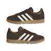 adidas Golf Originals Gents Gazelle Spikeless Golf Shoes Dark Brown - Chalk White - Gum Four