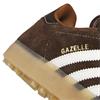 adidas Golf Originals Gents Gazelle Spikeless Golf Shoes Dark Brown - Chalk White - Gum Four
