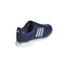 adidas Ladies Alphaflex Zoysia Spikeless Golf Shoes Collegiate Navy - Silver Met - White